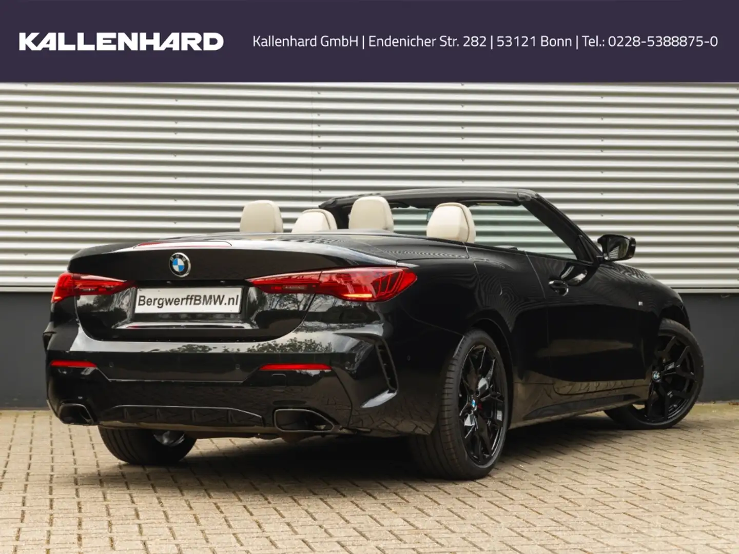 BMW 440 ixDrive Cabrio-SHZ-Ind.Leder-Sitzbelüftung Schwarz - 2