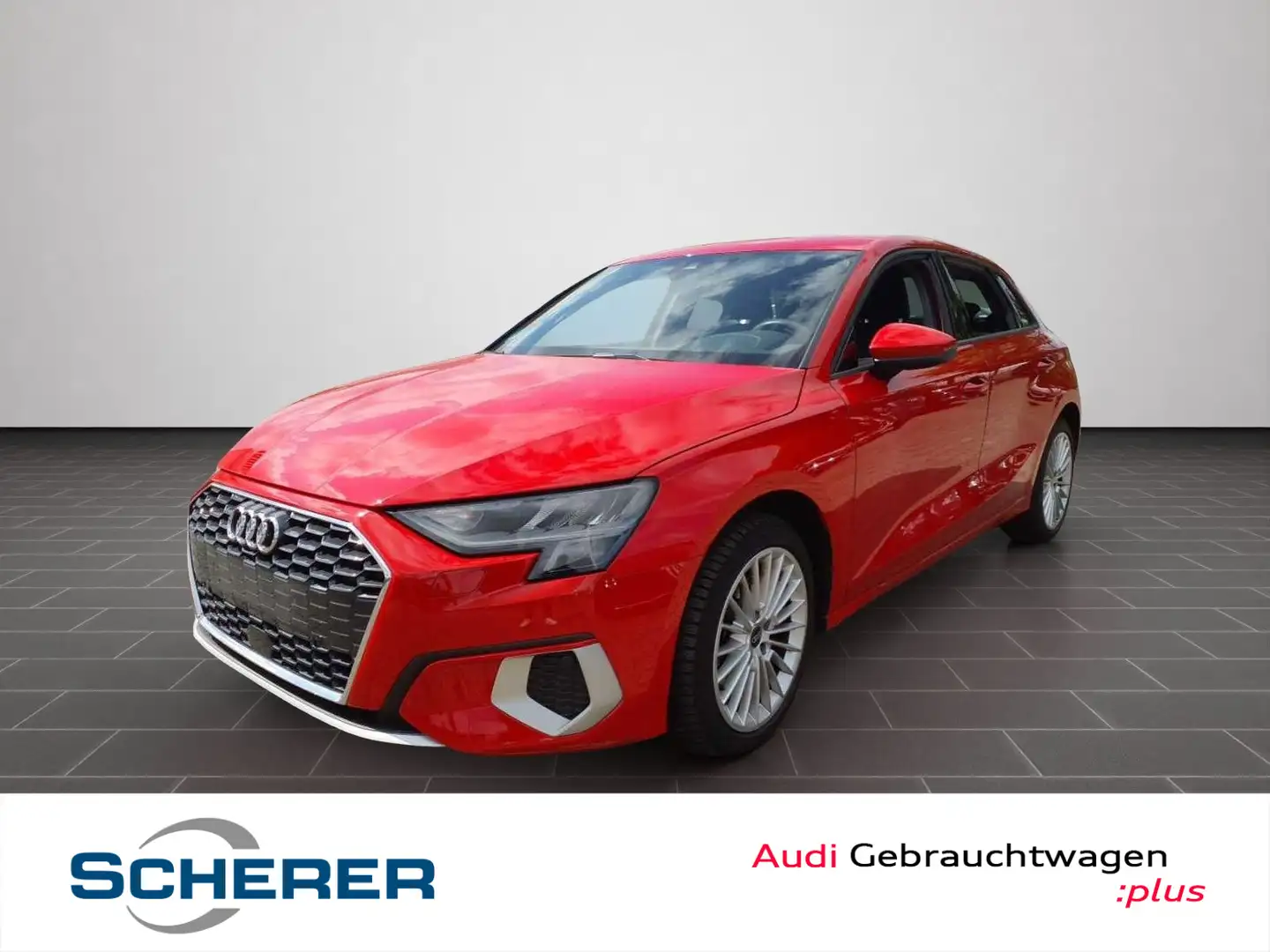 Audi A3 30 TFSI Advanced SITZHZG AHK STDHZG Rojo - 1