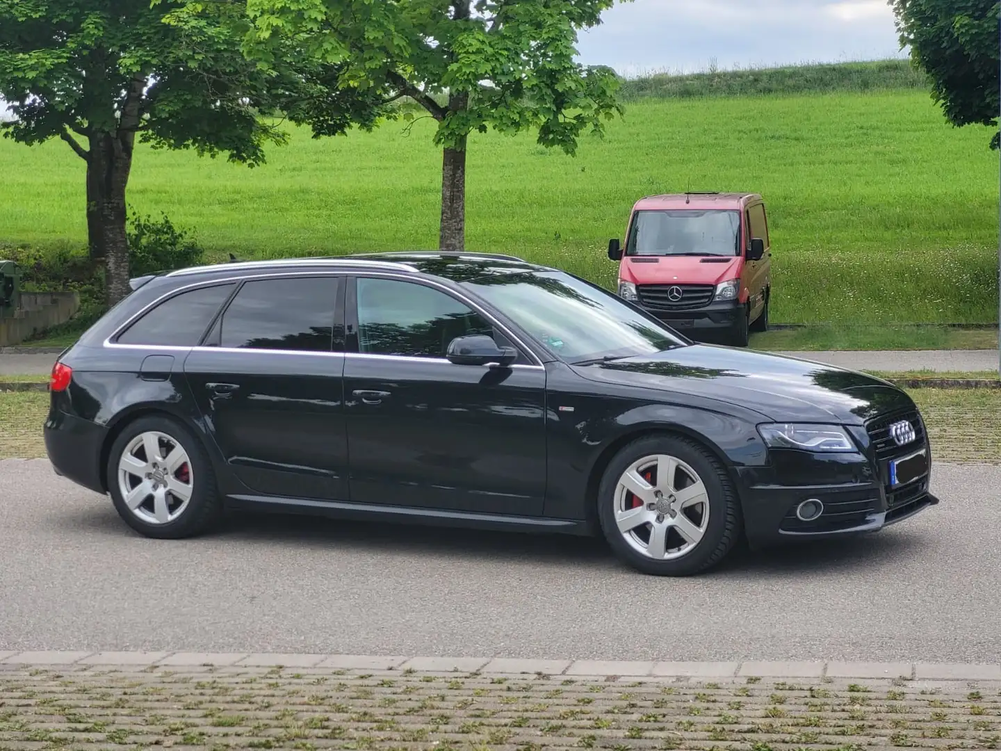 Audi A4 Avant 3.0 TDI DPF quattro S line Sportpaket (plus) Schwarz - 1
