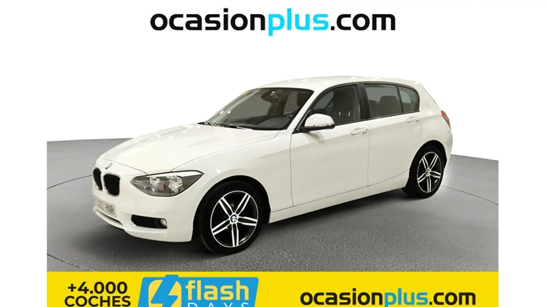 BMW 118 118d Blanc - 1