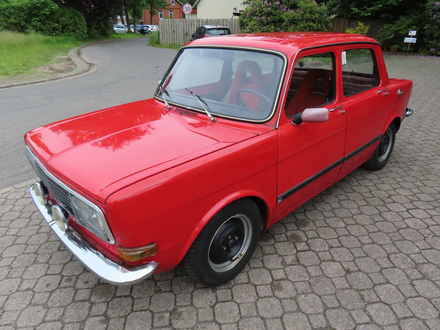 Oldtimer Simca 1000 1005 GLS *läuft+fährt*braucht Arbeit* Roşu - 2