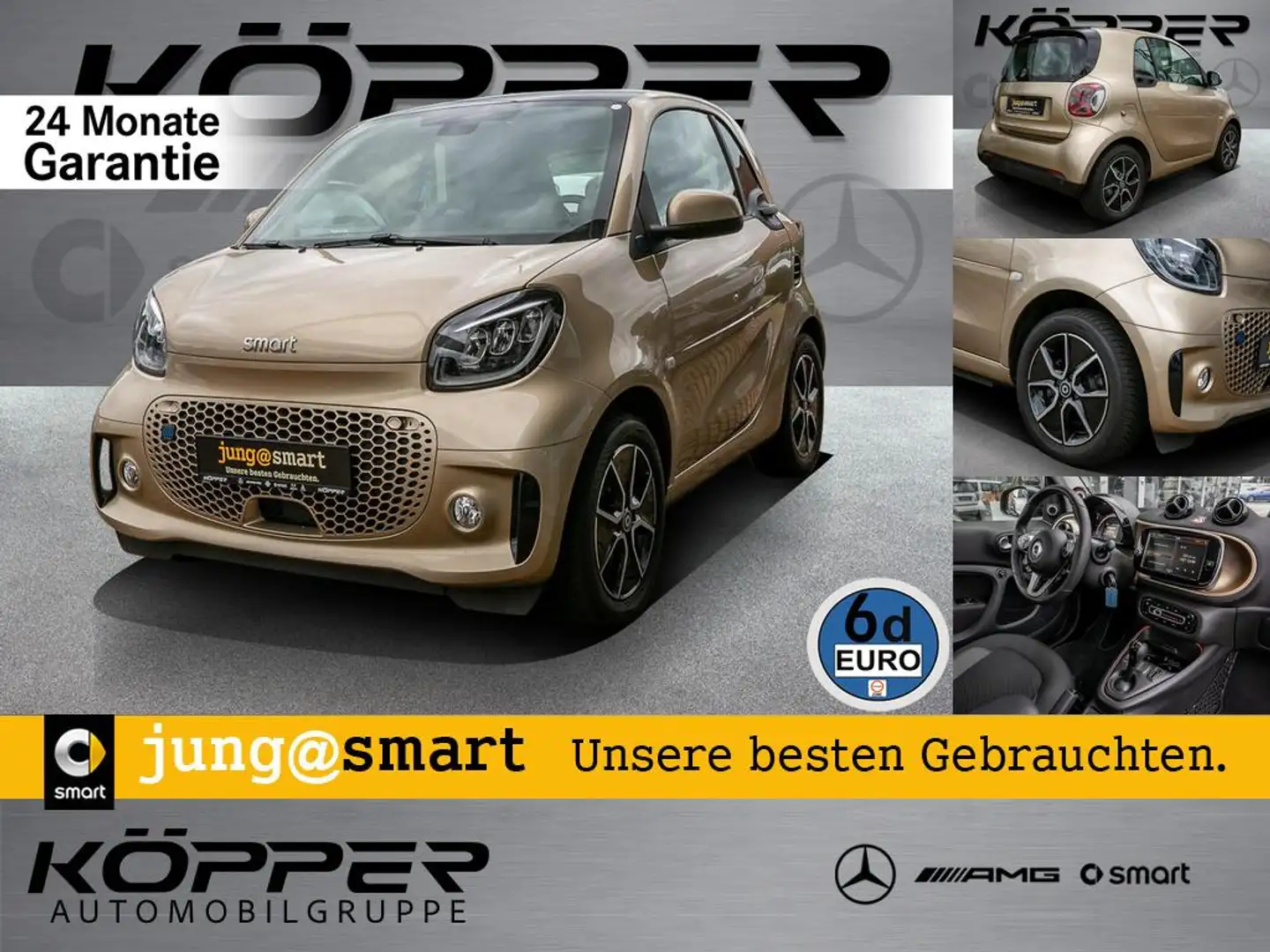 smart forTwo EXCLUSIVE Goldmetallic LAST ONE JBL DAB Bronze - 1