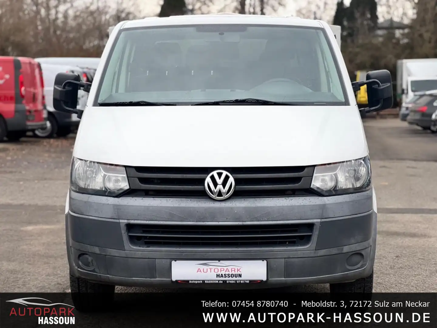 Volkswagen T5 Transporter T5 Pritsche Doppelkabine TÜV 09/27 AHK Klima 1.Han Blanc - 2