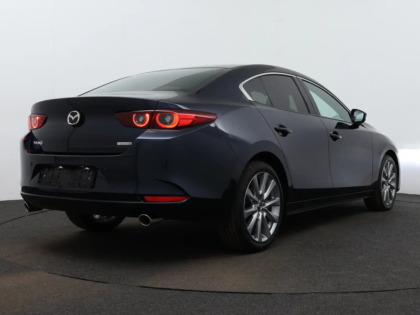 Mazda 3 2.0 e-SkyActiv-G M Hybrid 150 Exclusive-line Bleu - 2
