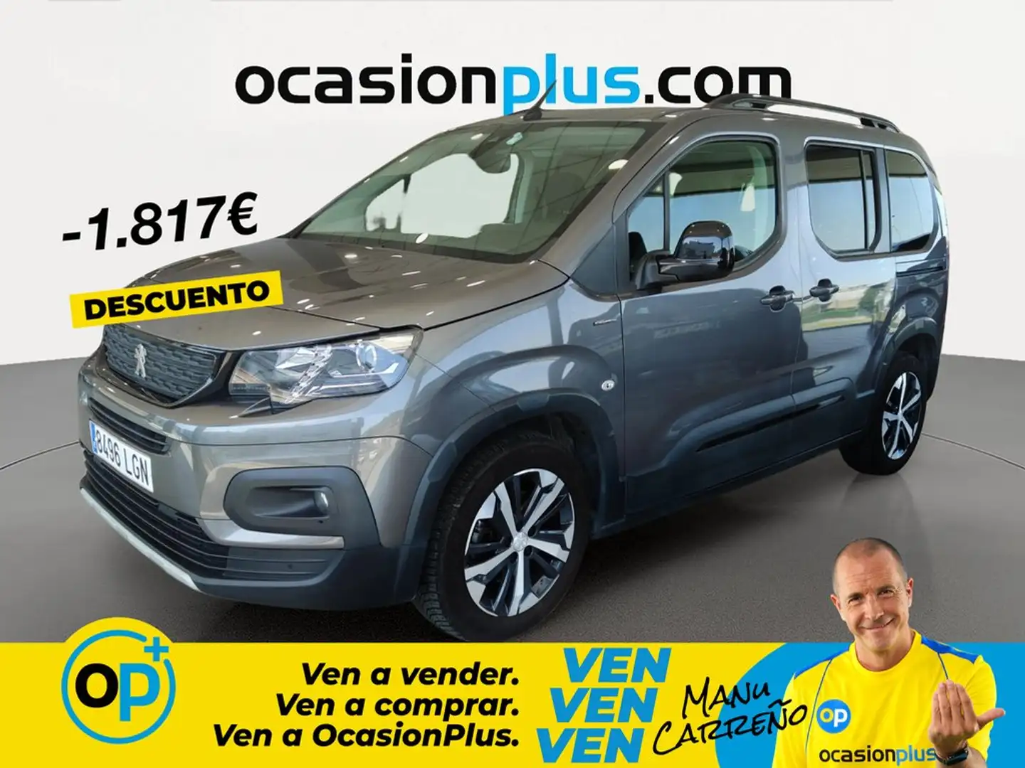 Peugeot Rifter 1.5BlueHDi S&S Standard GT Line 130 Gris - 1