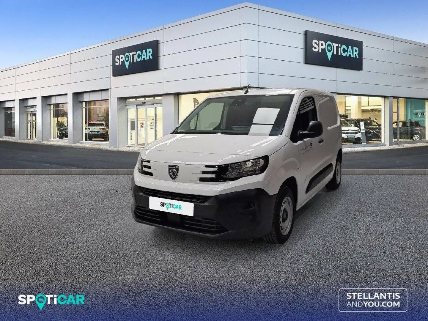 Peugeot Partner Standard 600kg BlueHDi 73kW - Wit - 1