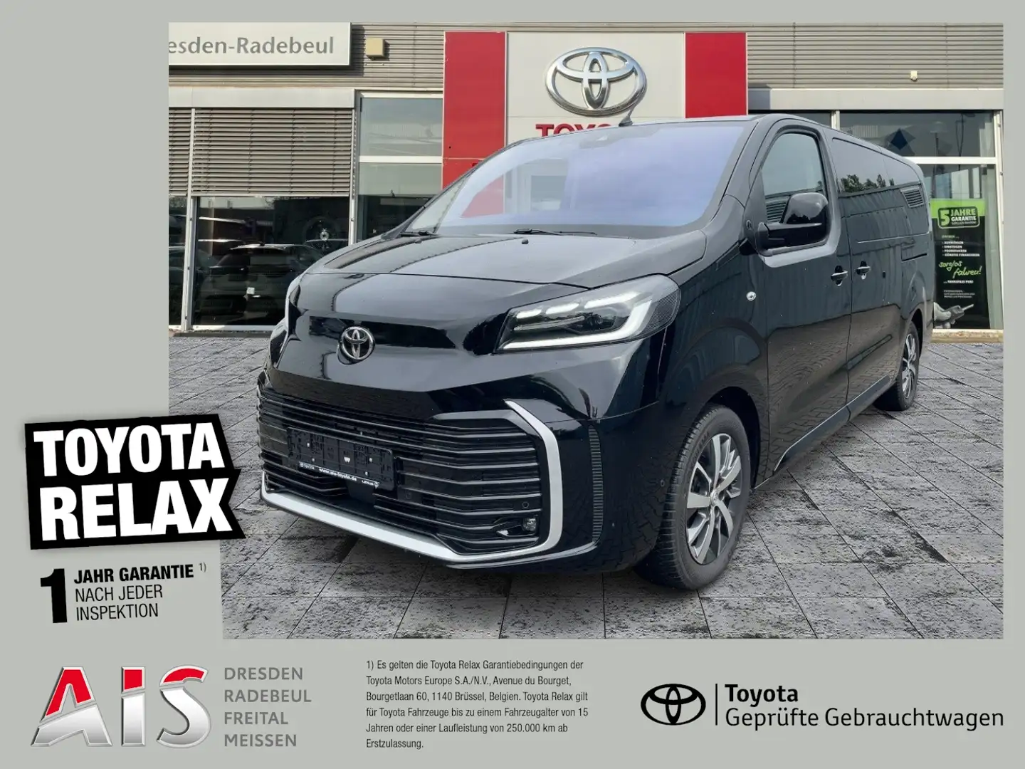 Toyota Proace Verso 2.0 D-4D L2 D Team D Navi 8 Sitze Schwarz - 1