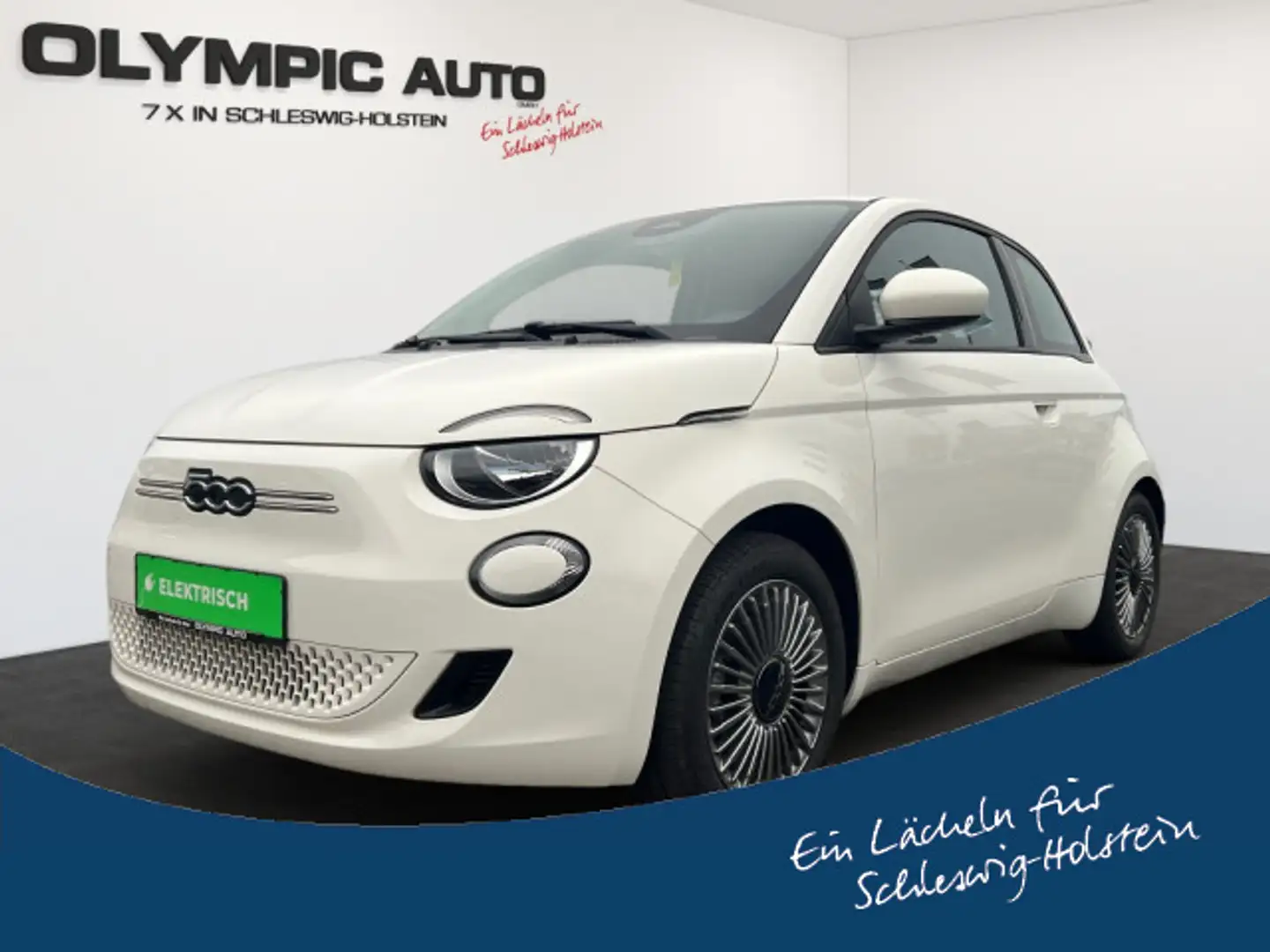 Fiat 500e Neuer 500 42 kWh  CARPLAY KLIMAAT LM-FELGEN Weiß - 1