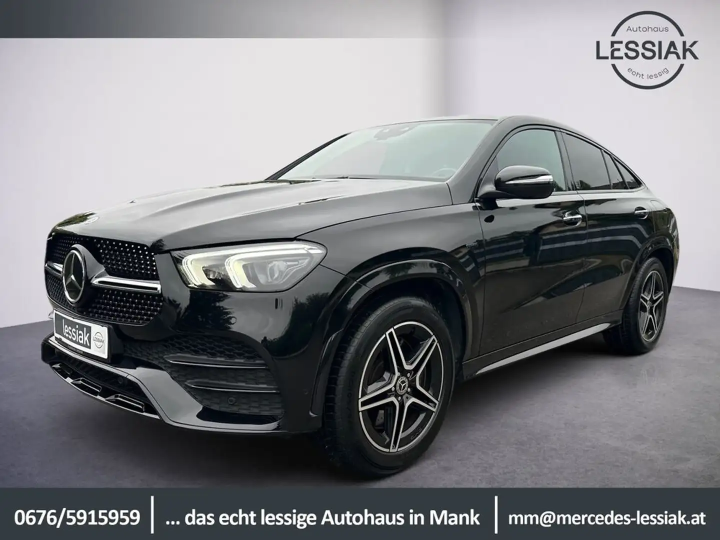 Mercedes-Benz GLE 350 de 4M Coupe | AMG | Pano | Fahrass. | AHV Schwarz - 1