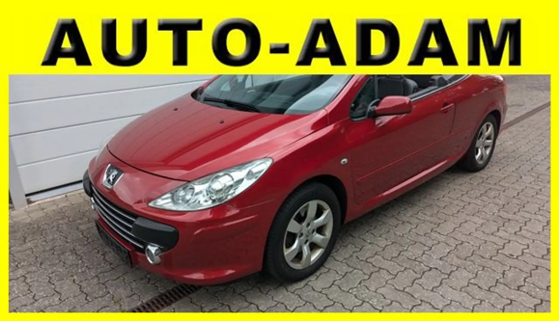 Peugeot 307 CC Cabrio*1 Hand*Leder Schwarz*Tüv:04/2027* Červená - 1
