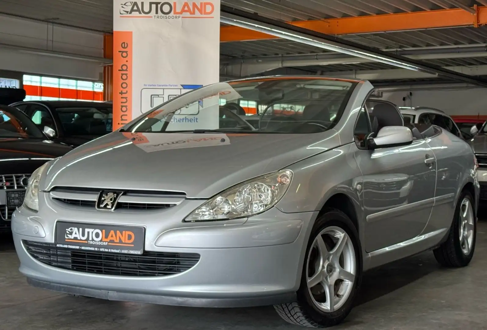 Peugeot 307 CC Cabrio-Coupe*KLIMAAUTOM*SHZG*LEDER*PDC* Gris - 2