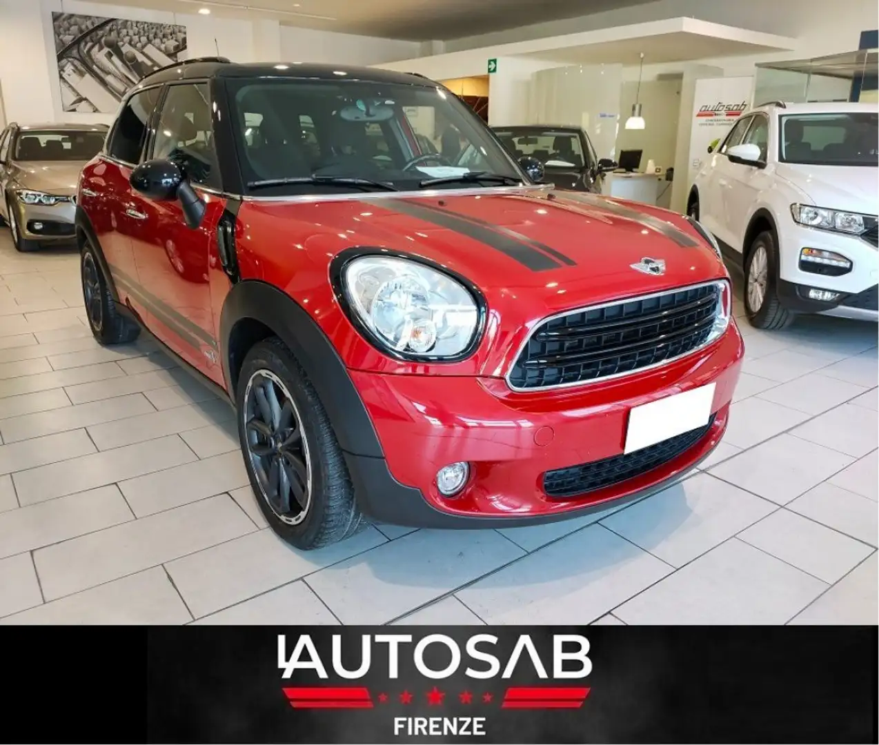 MINI Cooper D Countryman 1.6 Navi ALL 4 Bi Color Neopatentati Roşu - 1
