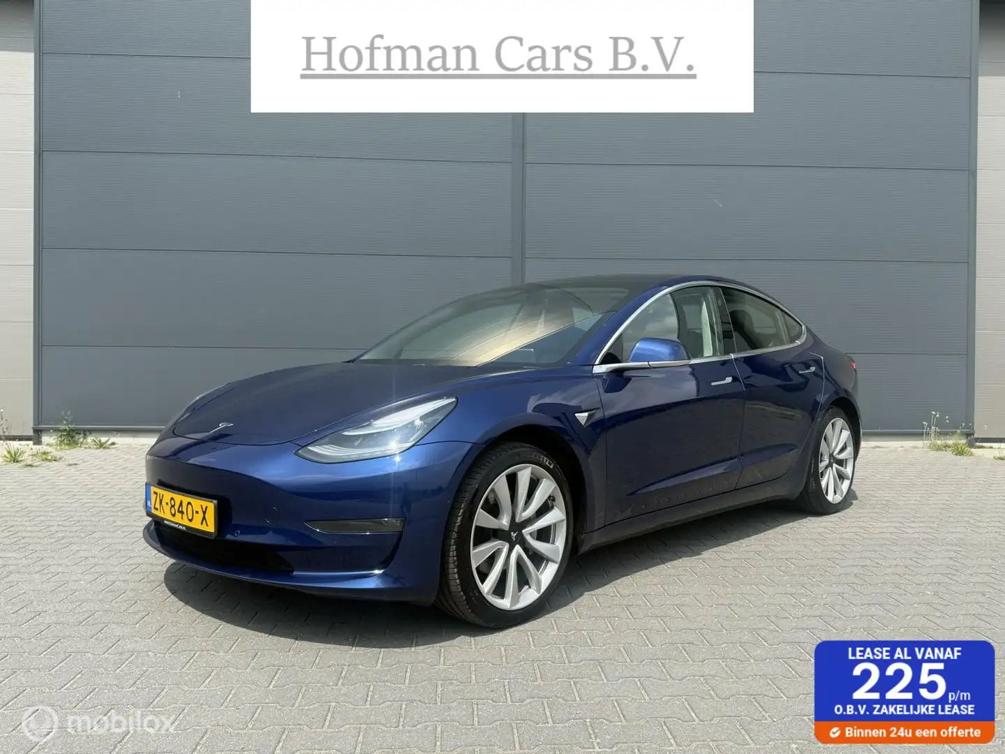 Tesla Model 3 Standard RWD FSD Plus 19Inch 60 kWh Blue MARGE Blauw - 1