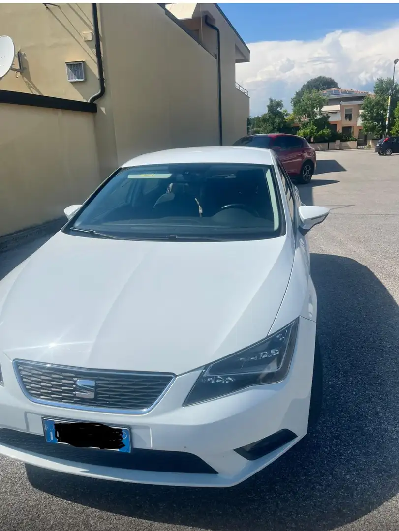 SEAT Leon Leon III 2013 5p 1.6 tdi cr Business High s Bianco - 1