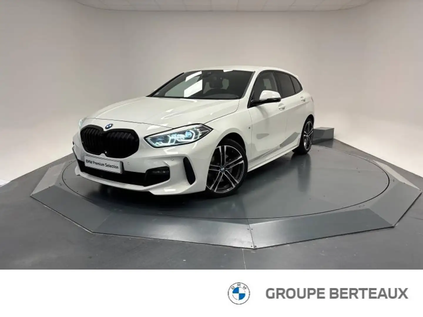 BMW 116 116iA 109ch M Sport DKG7 Blanc - 1