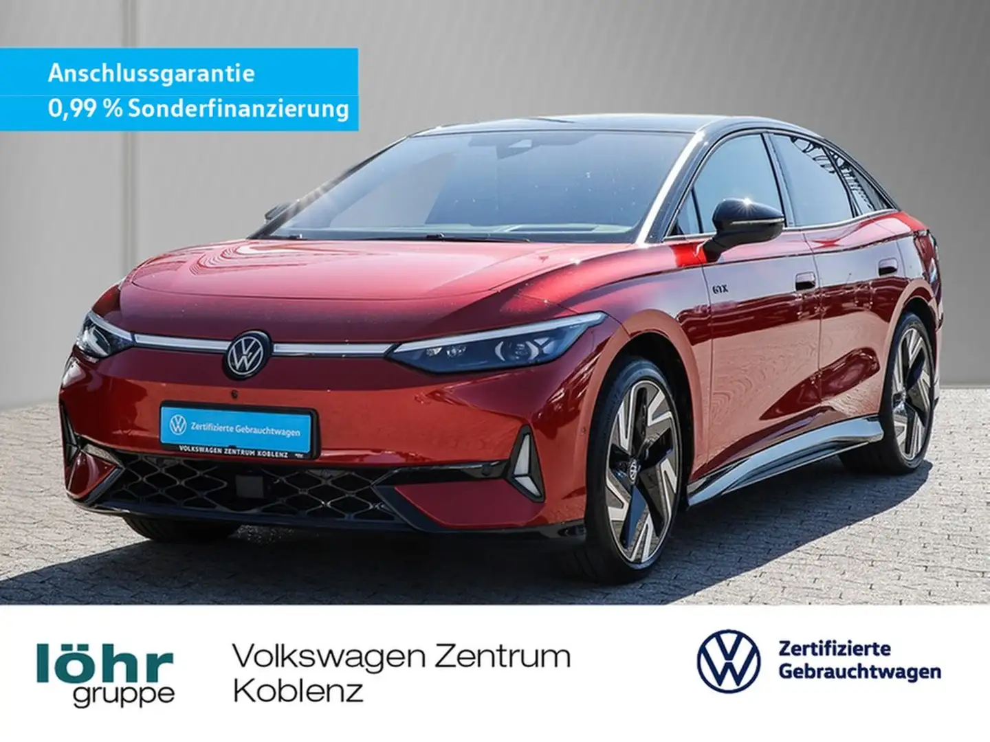 Volkswagen ID.7 GTX 4Motion AHK/RFK/Navi Rouge - 1