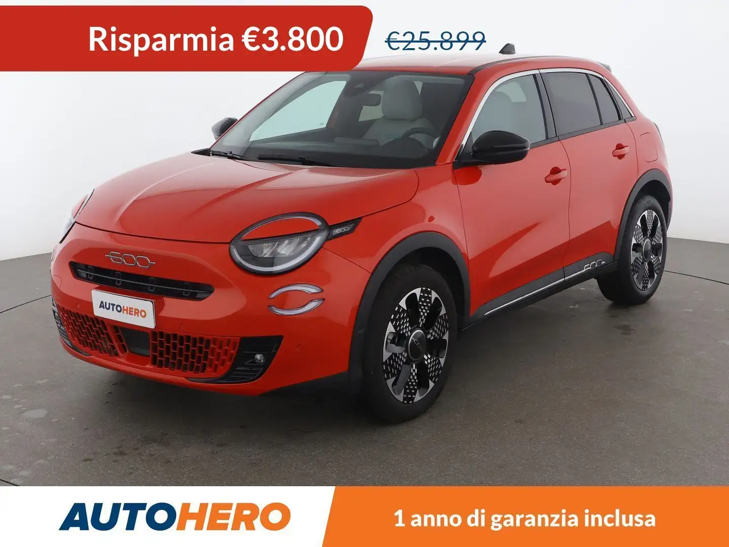 Fiat 600 1.2 Mild-Hybrid La Prima 100 CV DCT MHEV Oranžová - 1