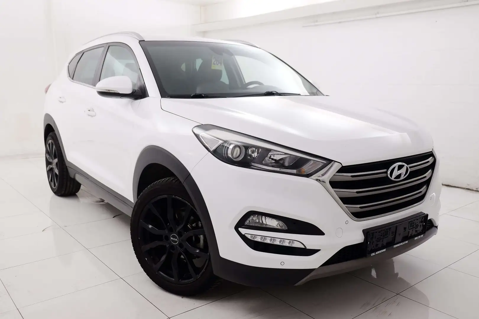 Hyundai TUCSON 1.7 CRDi # GPS, CRUISE, CAMERA # 1ERE MAIN Blanc - 1