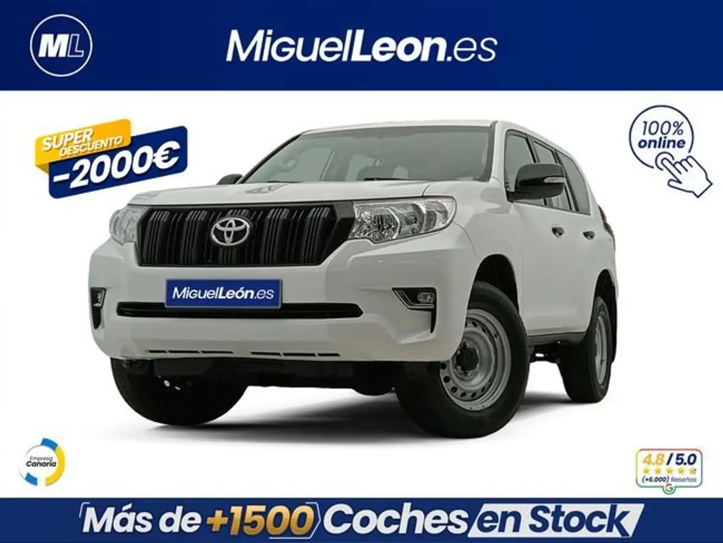 Toyota Land Cruiser 2.8 D-4D GX Blanco - 1