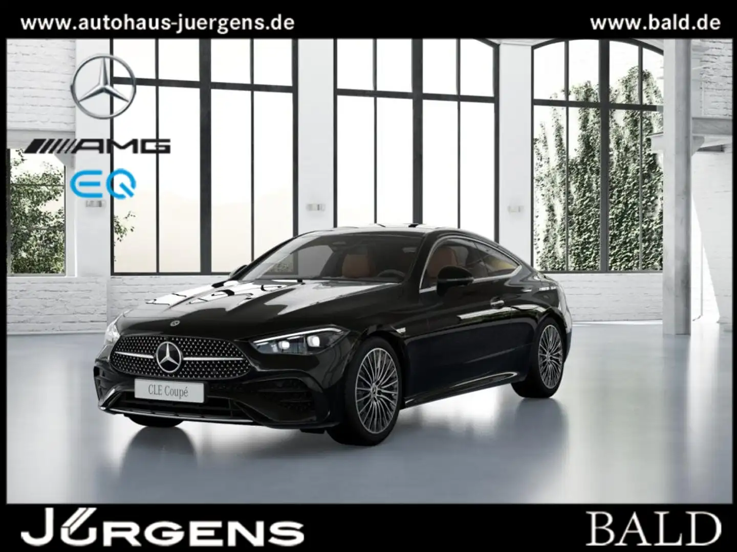 Mercedes-Benz CLE 200 Coupé AMG-Sport/DIGITAL/360/Memo/Keyl/19 Schwarz - 1