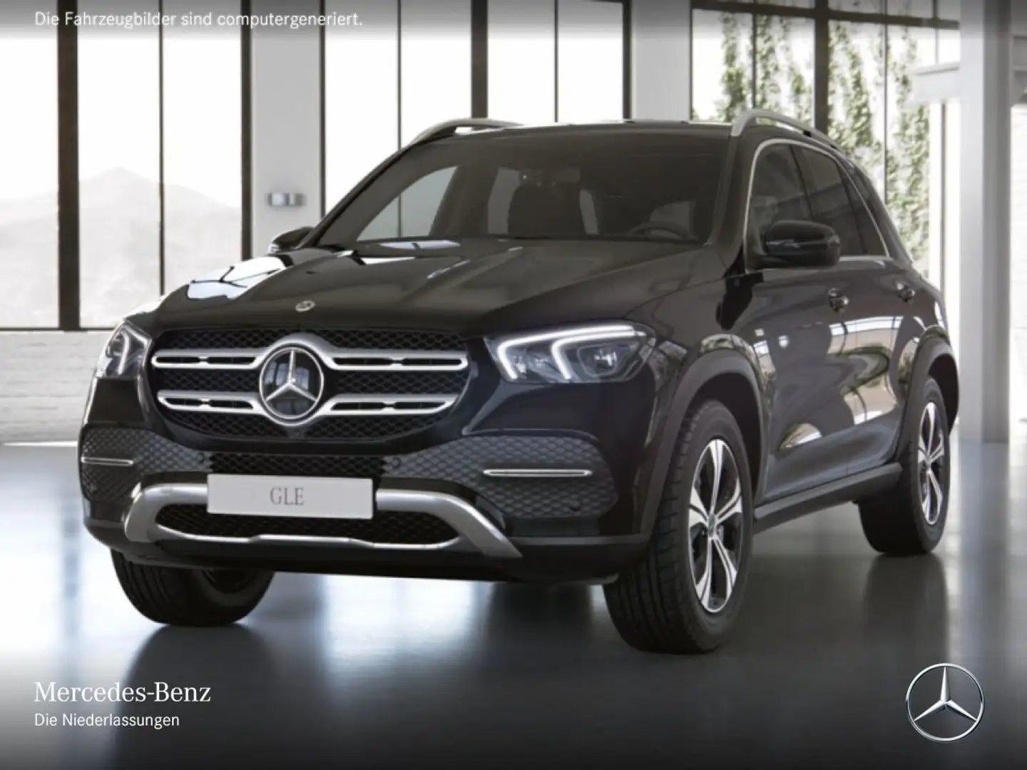 Mercedes-Benz GLE 350 de 4M AHK+MULTIBEAM+FAHRASS+KAMERA+19"+9G Schwarz - 2