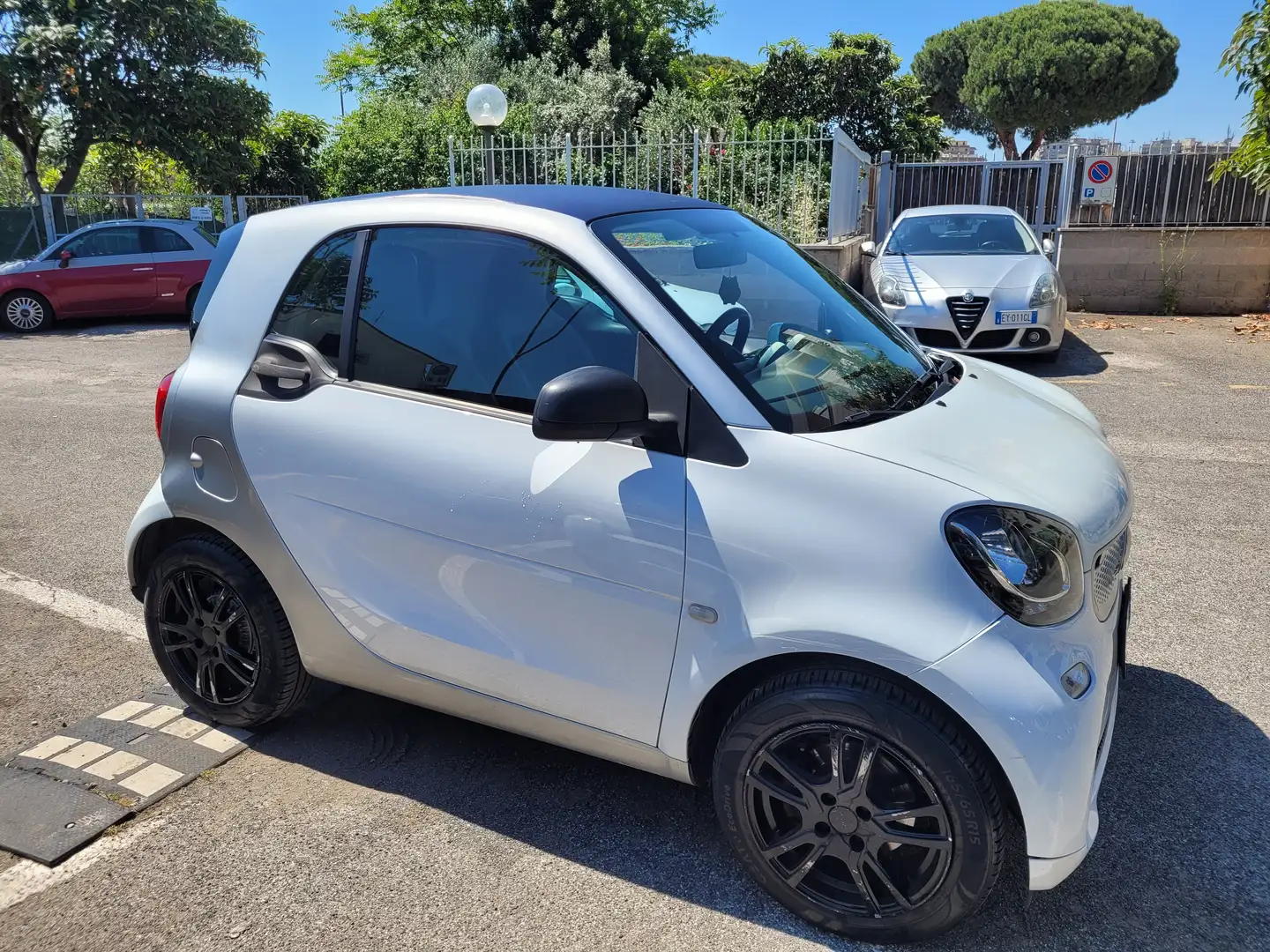 smart forTwo Fortwo III 2015 1.0 Prime 71cv twinamic Bianco - 2