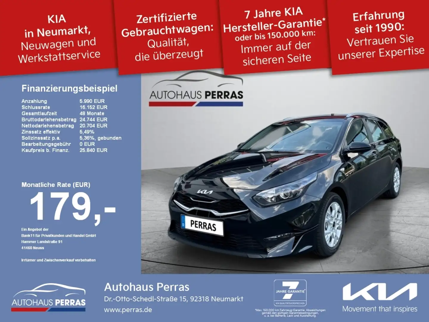 Kia Ceed SW / cee'd SW Ceed SW 1.5T 140 DCT7 VIS KOMF+NAV Nero - 1