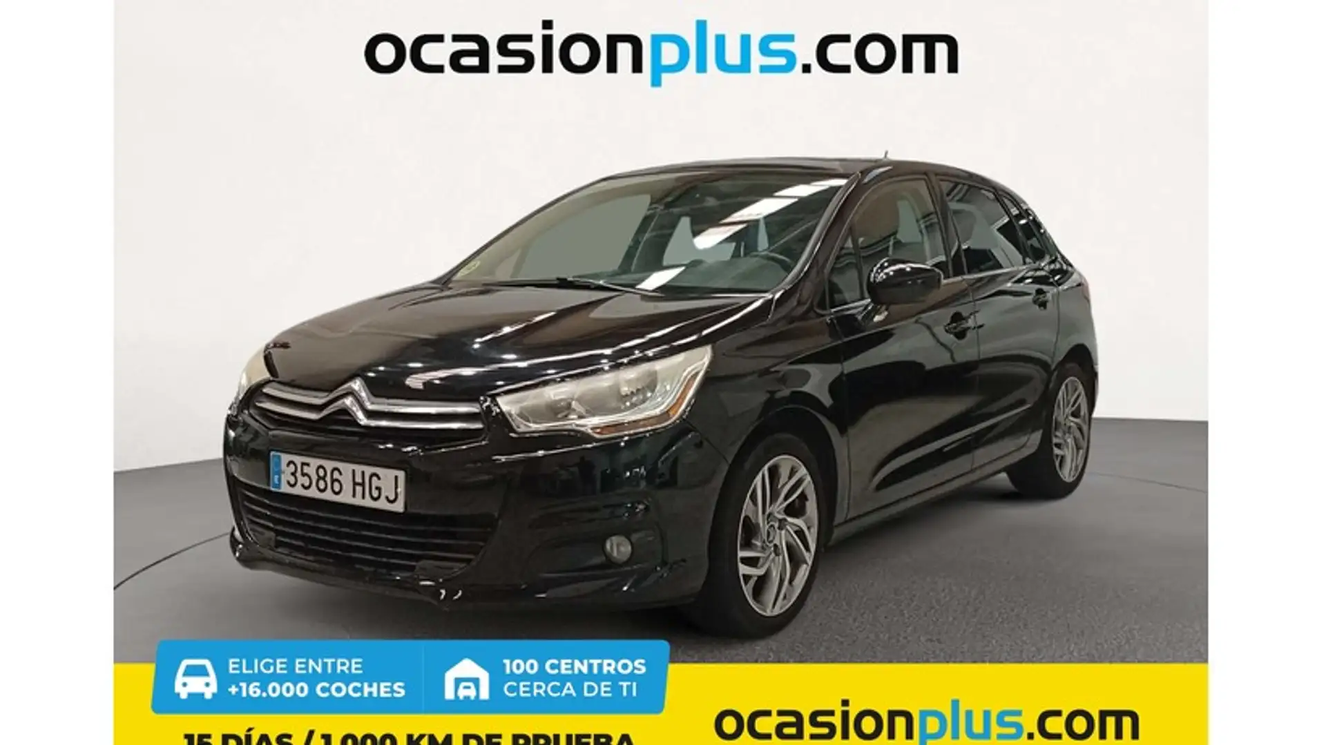 Citroen C4 1.6e-HDi Seduction CMP 110 Zwart - 1