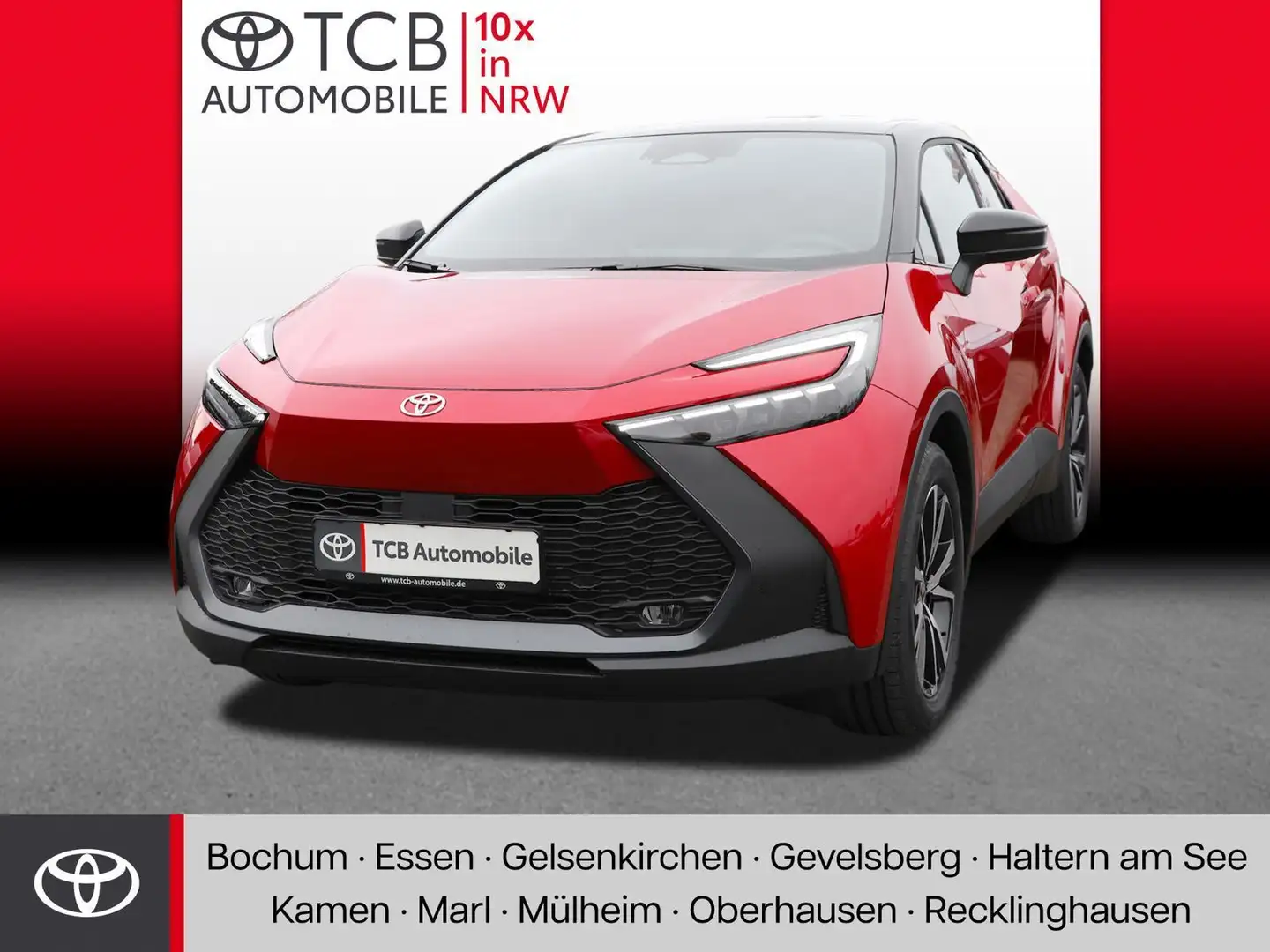 Toyota C-HR 2.0 PHEV TEAMPLAYER TECHNIK-PAKET/EKLAPPE Rojo - 1