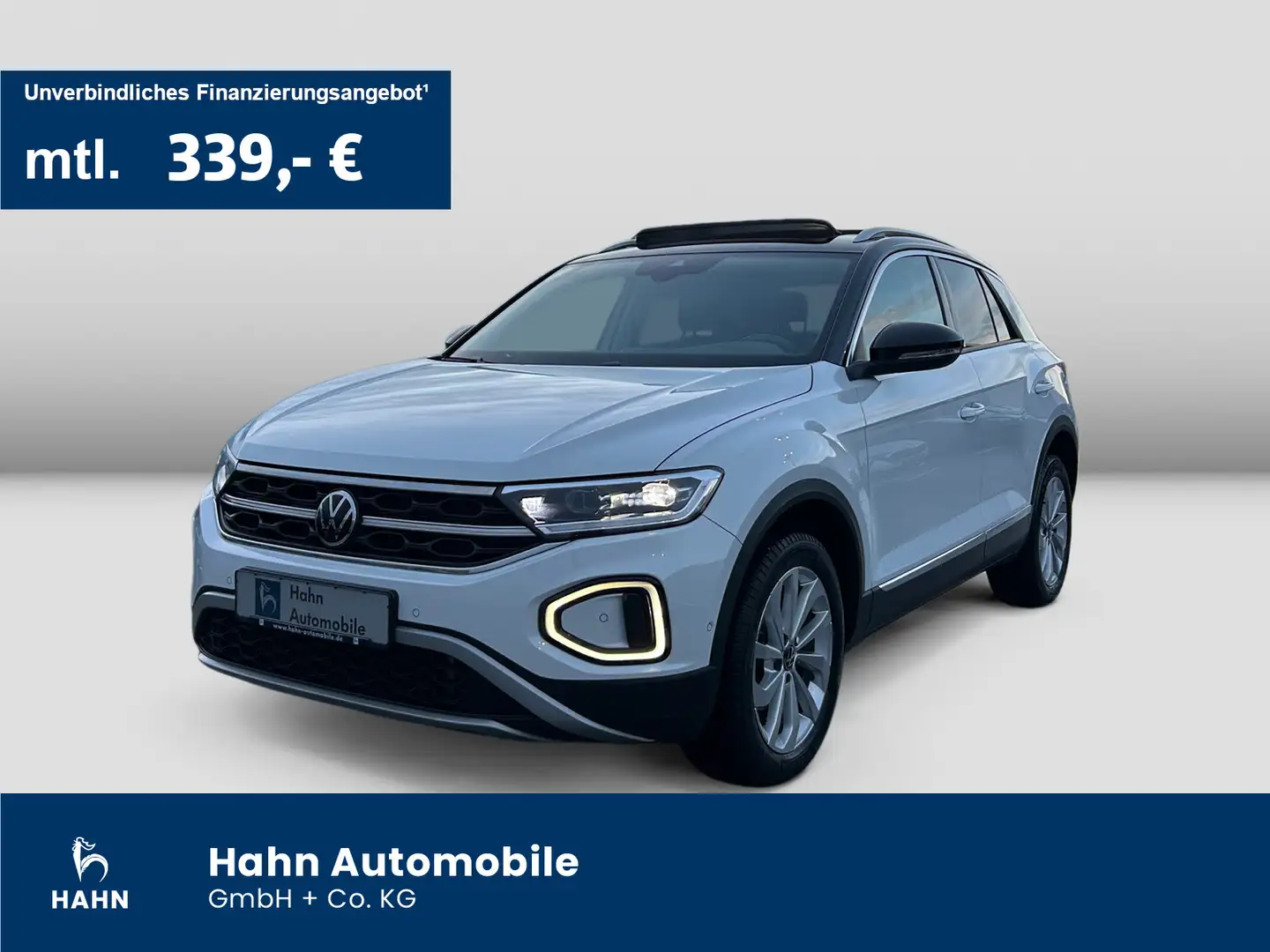 Volkswagen T-Roc 1.5TSI DSG Style Pano Navi LED Climatr PDC Weiß - 1