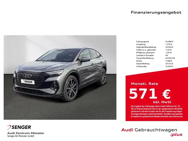 Audi Q4 e-tron Sportback 50 quattro Matrix ACC AHK
