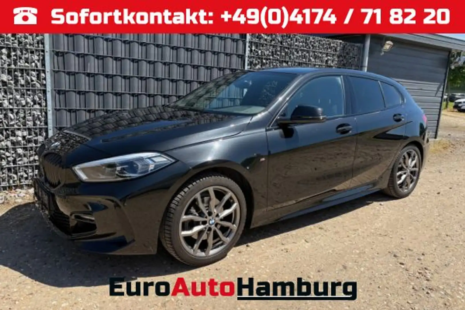 BMW 118 i M Sport Navi App SHZ Allwetter Schwarz - 1