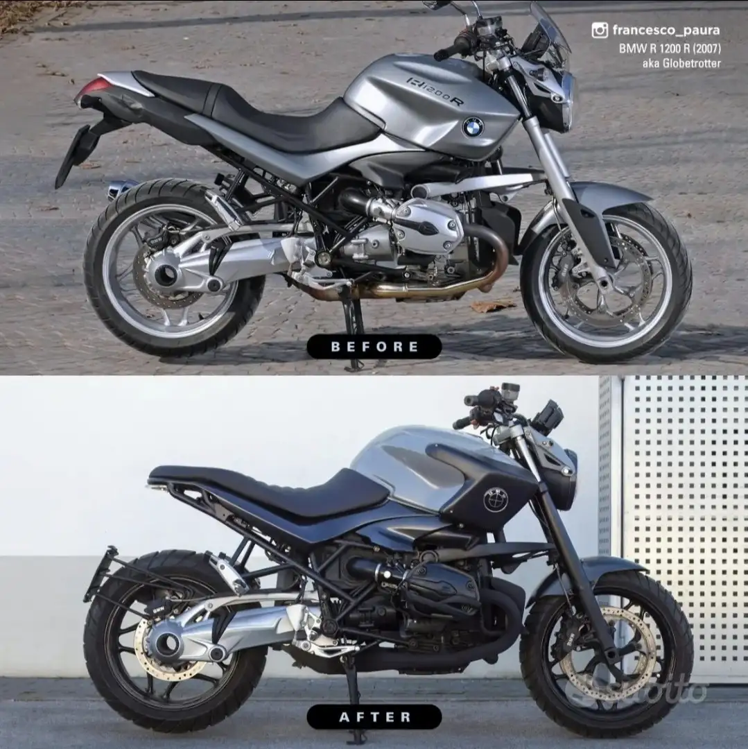 BMW R 1200 R caferecer Grigio - 1