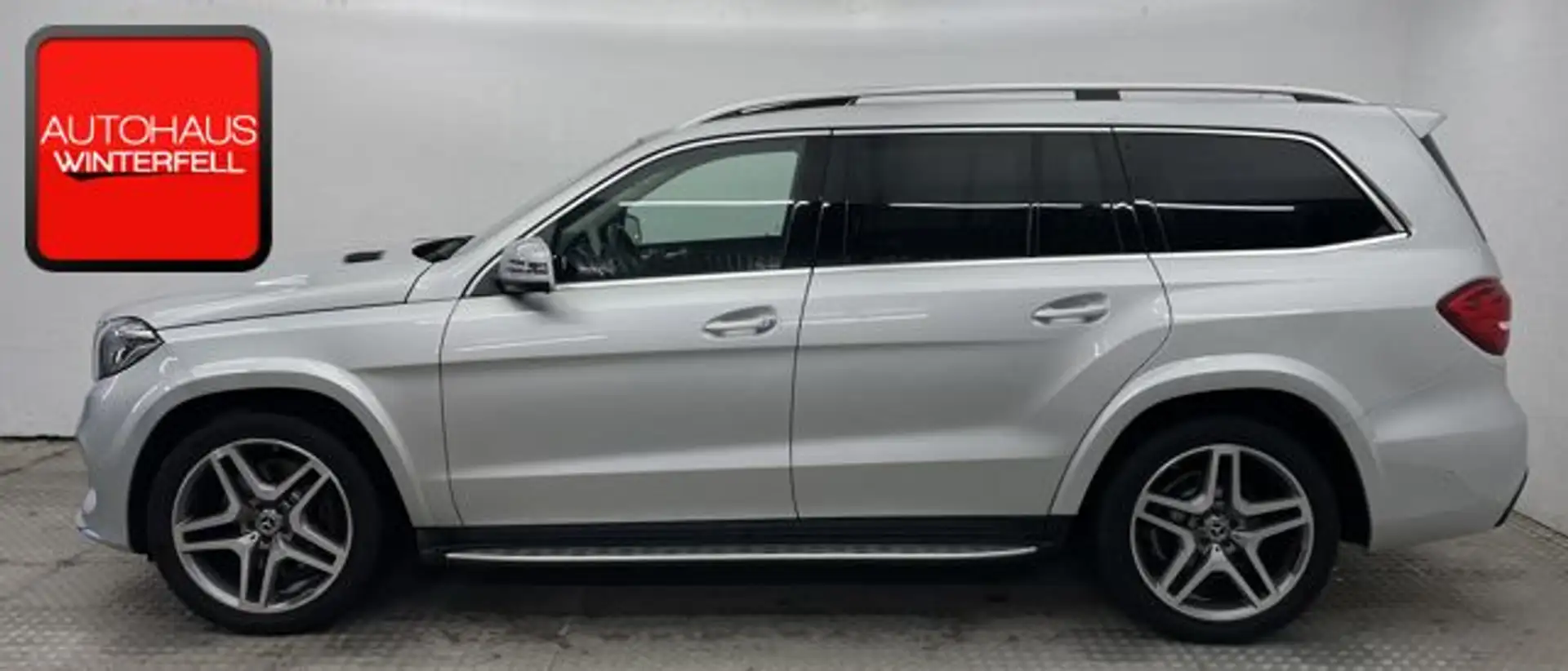 Mercedes-Benz GLS 400 4M AMG 7SITZ+PANO+AHK+LUFT+LED+360+MEMO+ Silber - 2
