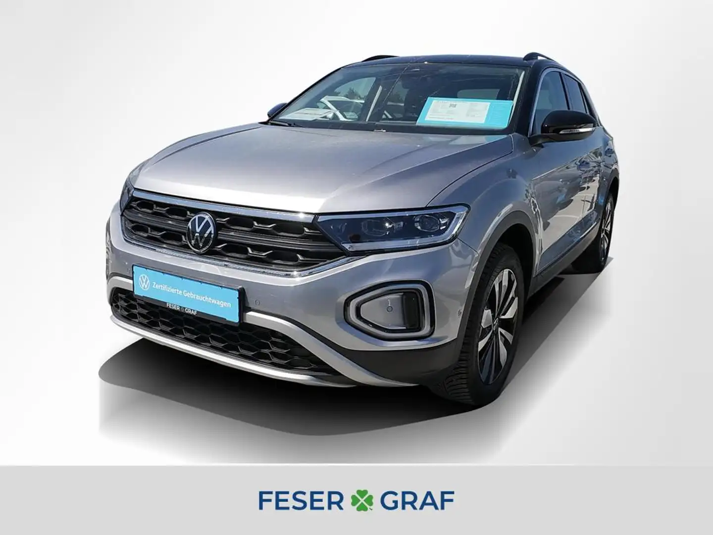 Volkswagen T-Roc 1.5 TSI Move DSG ACC AHK LED Navi RüKa Sitzh. Schwarz - 1
