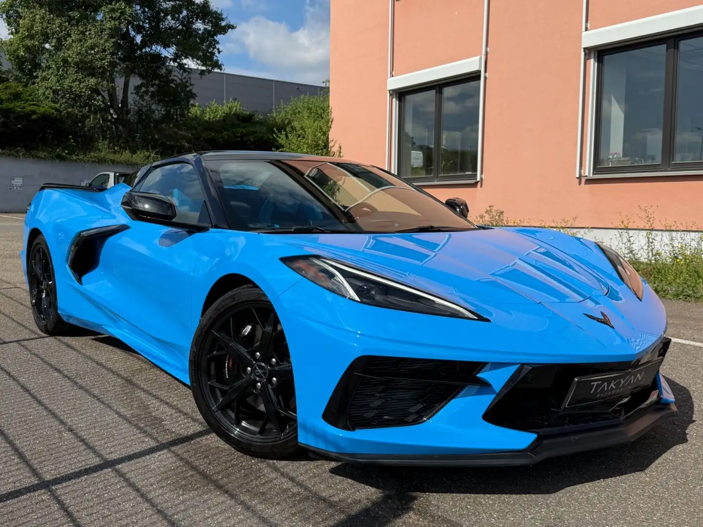Corvette C8 Stingray Cabrio 3LT Voll-CARBON-LED-HeadUp Blau - 1