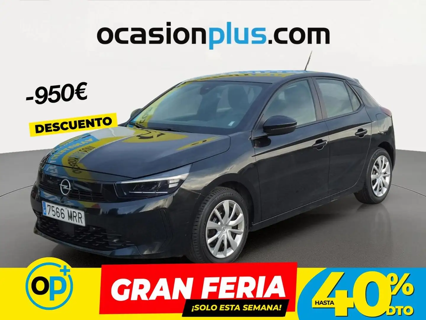 Opel Corsa 1.2 XEL S/S Edition 75 Negro - 1