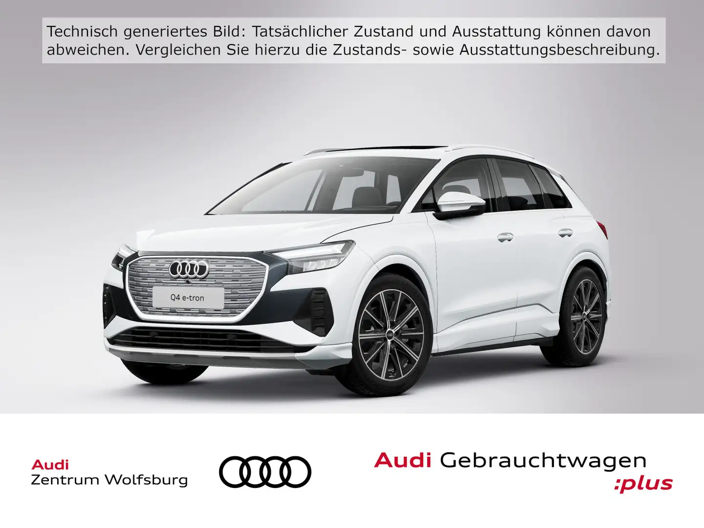 Audi Q4 e-tron Q4 35 e-tron basis Pano/MMI/Sitzhzg. Weiß - 1