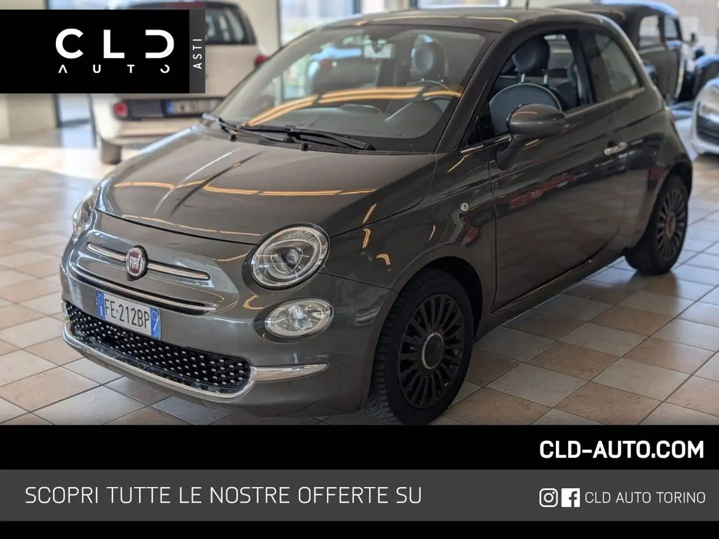 Fiat 500 1.2 RIVA 69cv GPL Grigio - 1