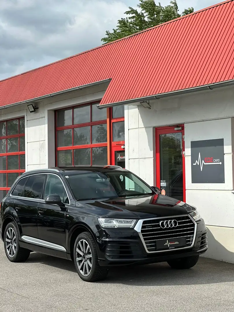 Audi Q7 3.0 TDI S-Line, quattro ultra 7-Sitzer Schwarz - 1
