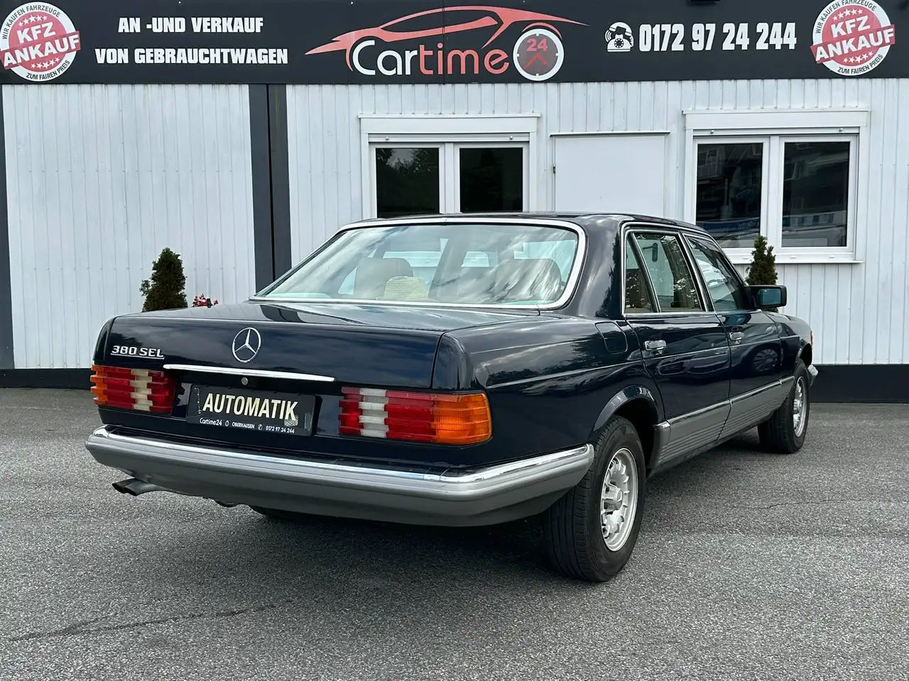 Mercedes-Benz 380 SEL Oldtimer Automatik Leder, foto 7