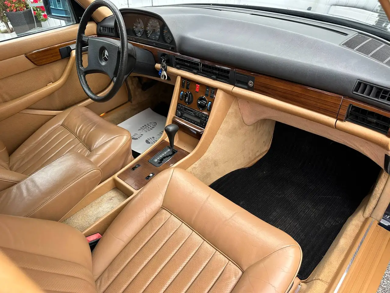 Mercedes-Benz 380 SEL Oldtimer Automatik Leder, foto 9