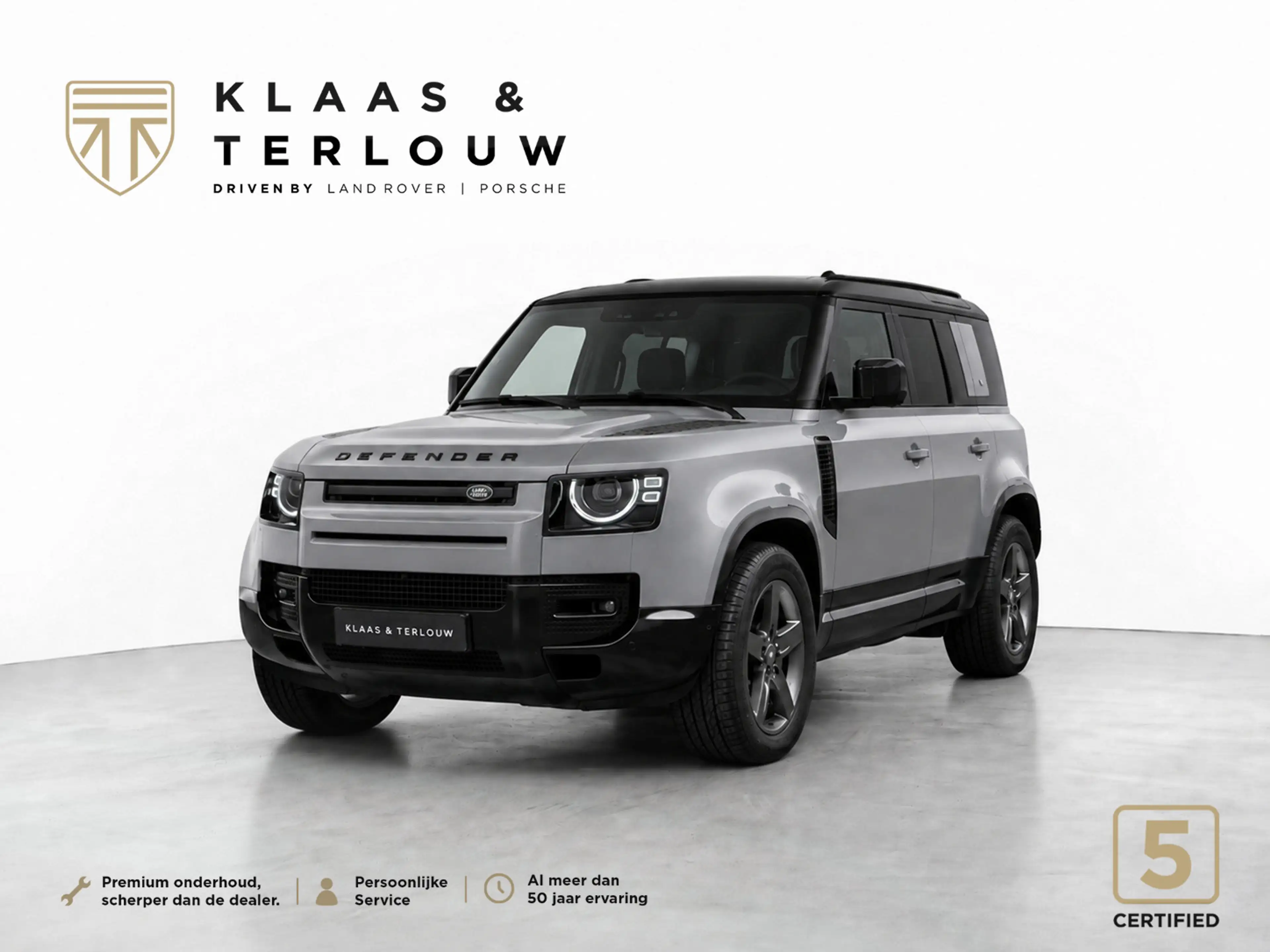 Land Rover Defender 110 2.0 P300e X-Dynamic HSE | NP € 121.511,- | Bla