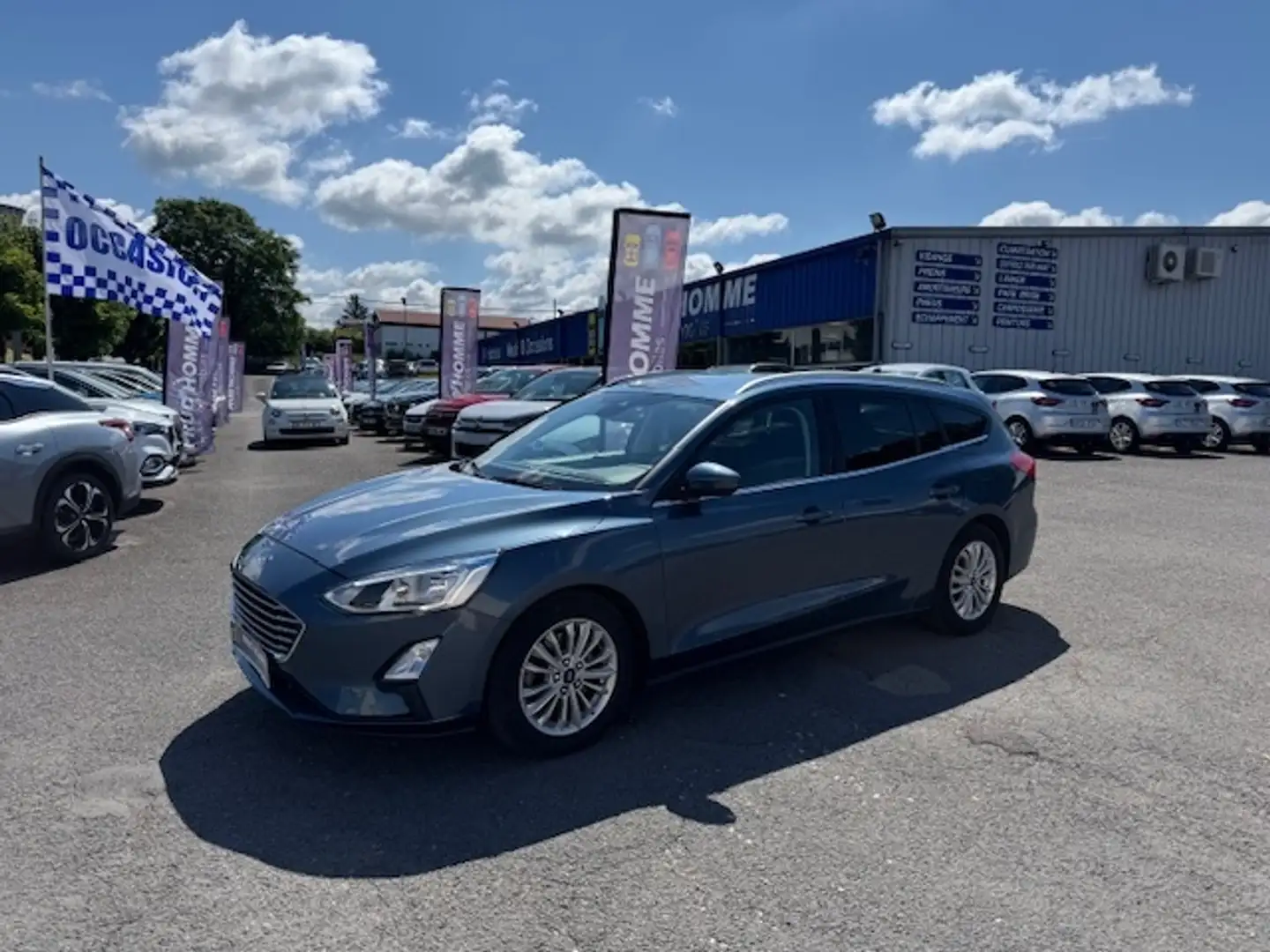 Ford Focus 1.5 ECOBLUE 120CH ACTIVE BUSINESS Bleu - 1