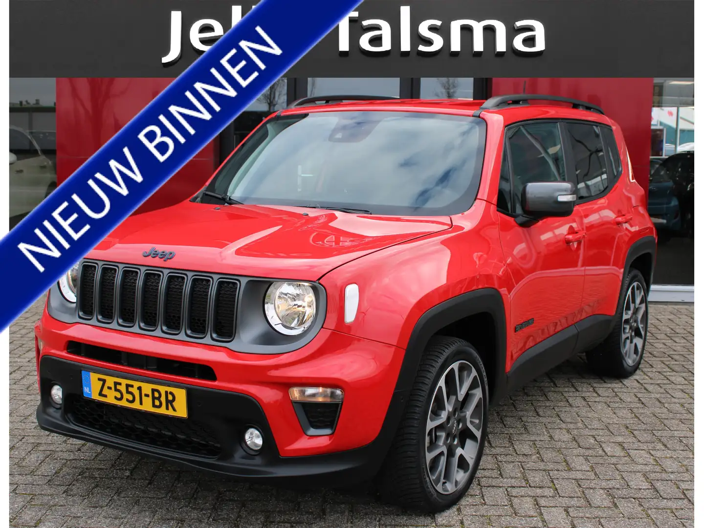 Jeep Renegade 4xe 240 Plug-in Hybrid Electric S │19'' velgen│Cli Rood - 1