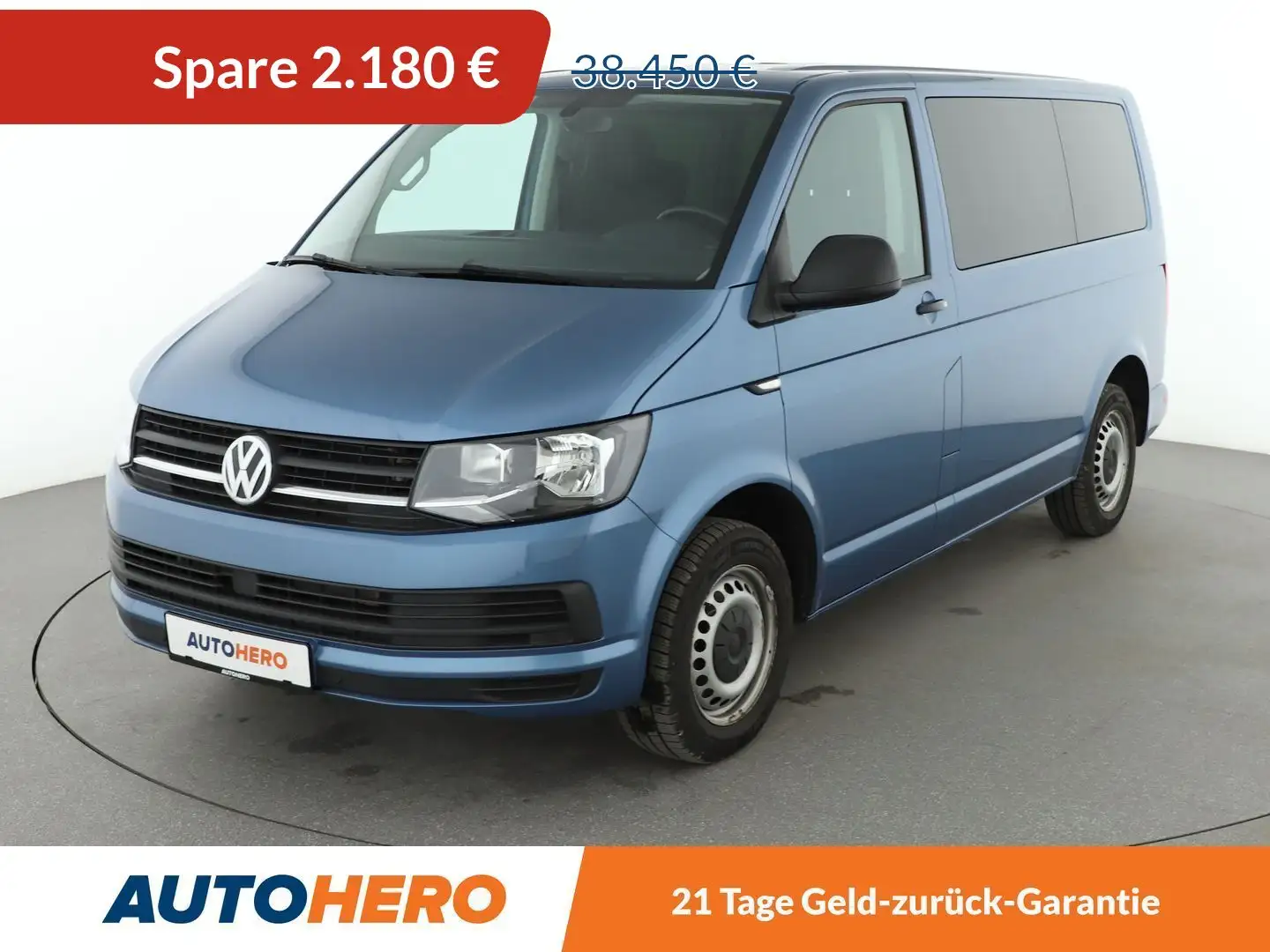 Volkswagen T6 Multivan 2.0 TDI Trendline Aut.*PDC*SHZ* Blau - 1