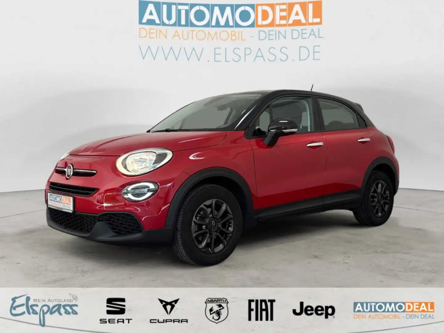 Fiat 500X Lounge NAV BI-XENON SITZ.HZG TEMPOMAT APPLE/ANDROI Rot - 1