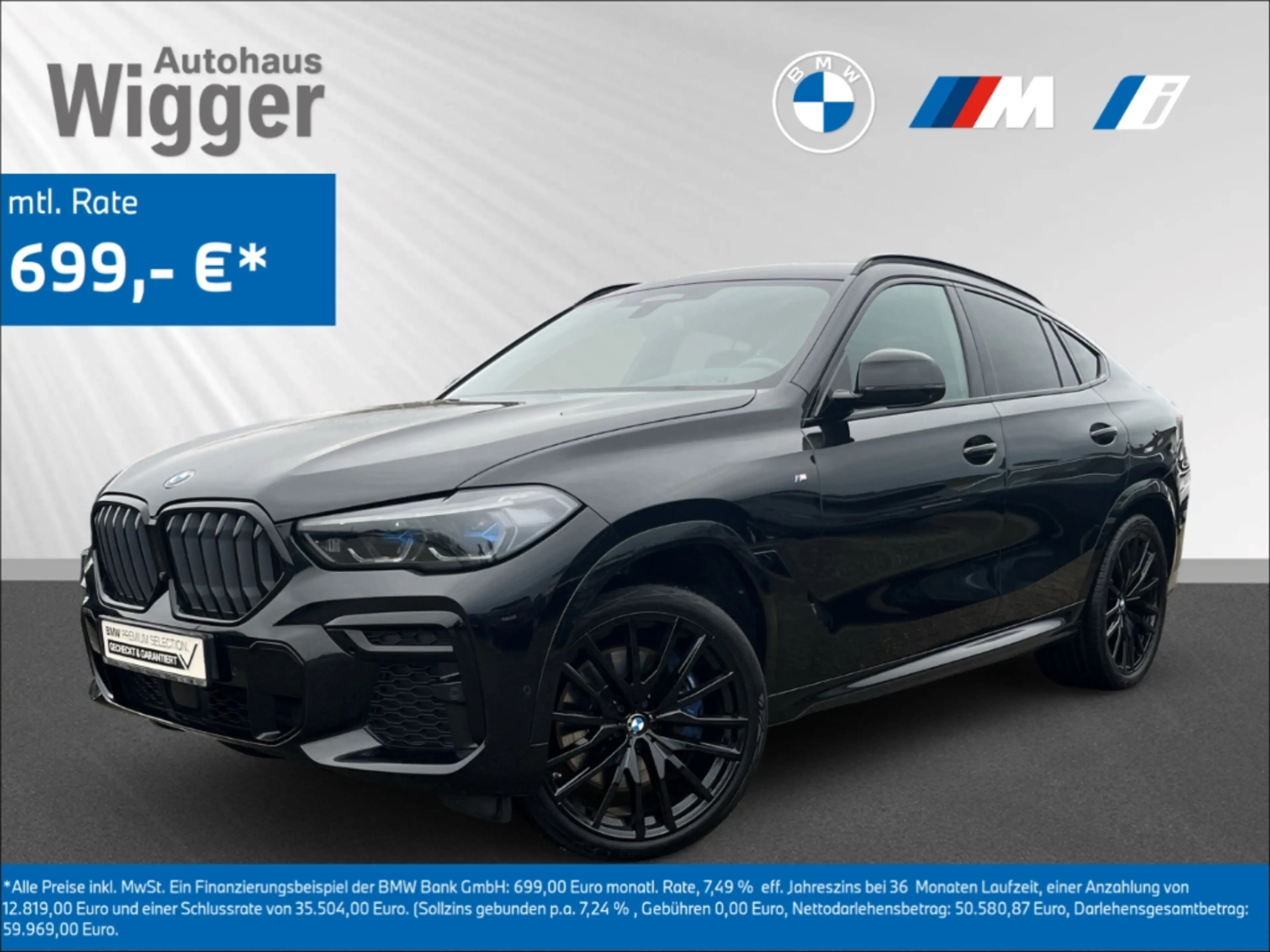 BMW X6 xDrive40d/M Sport/HUD/StHZG/AHK/BowersWilkins