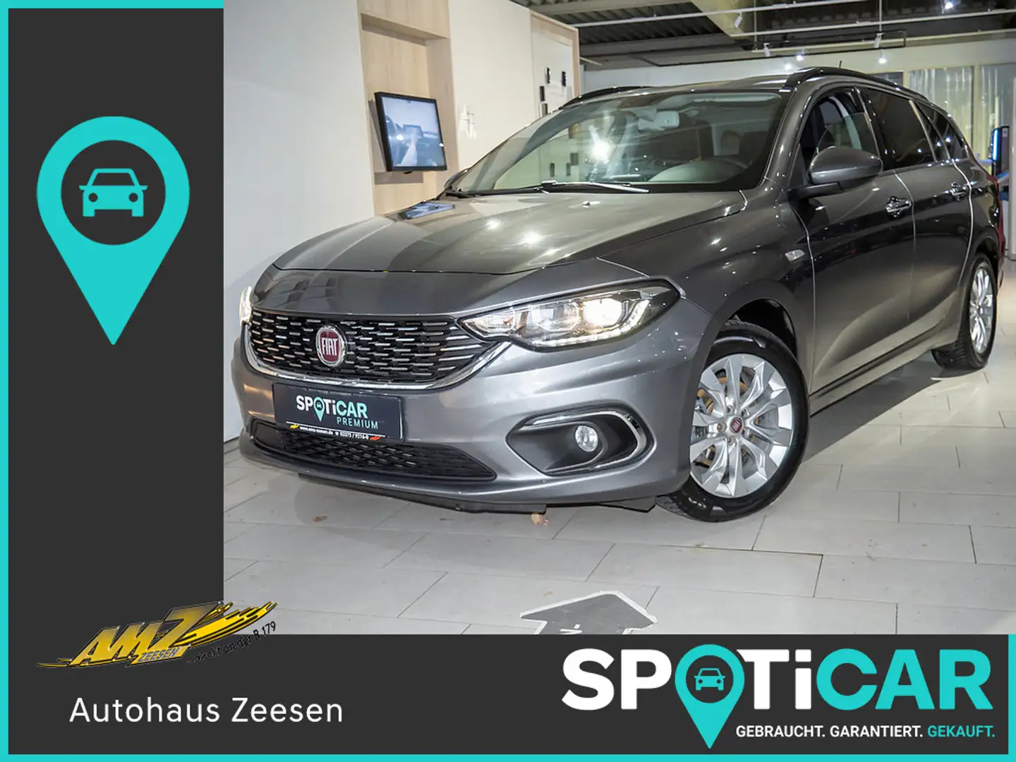 Fiat Tipo Kombi 1.4 T-Jet Business NAVI XENON AHK Grau - 1
