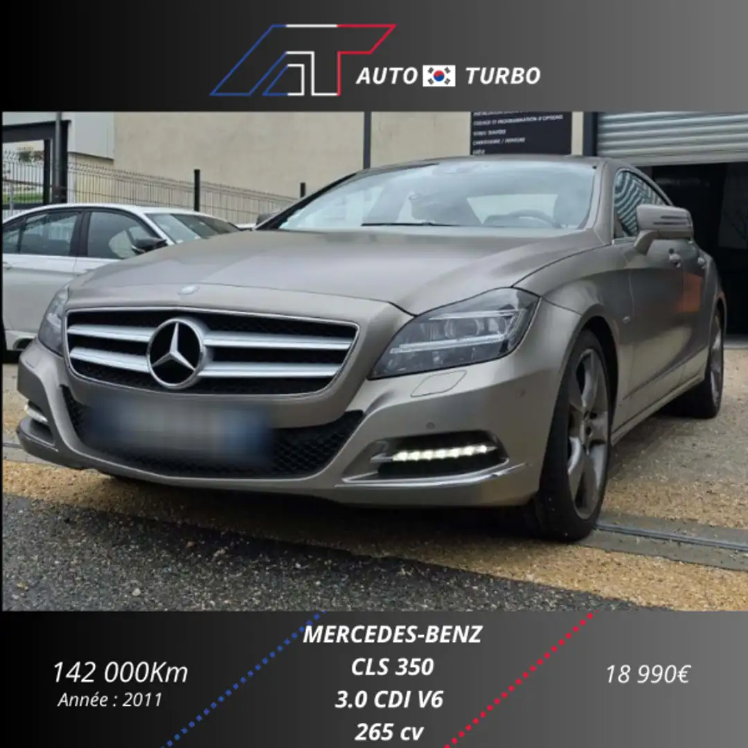 Mercedes-Benz CLS 350 350 CDI BE EDITION1 Gris - 1